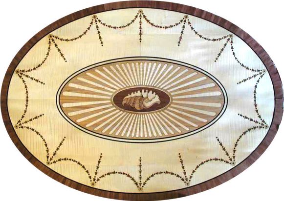 Marquetry Coffee Table Top
