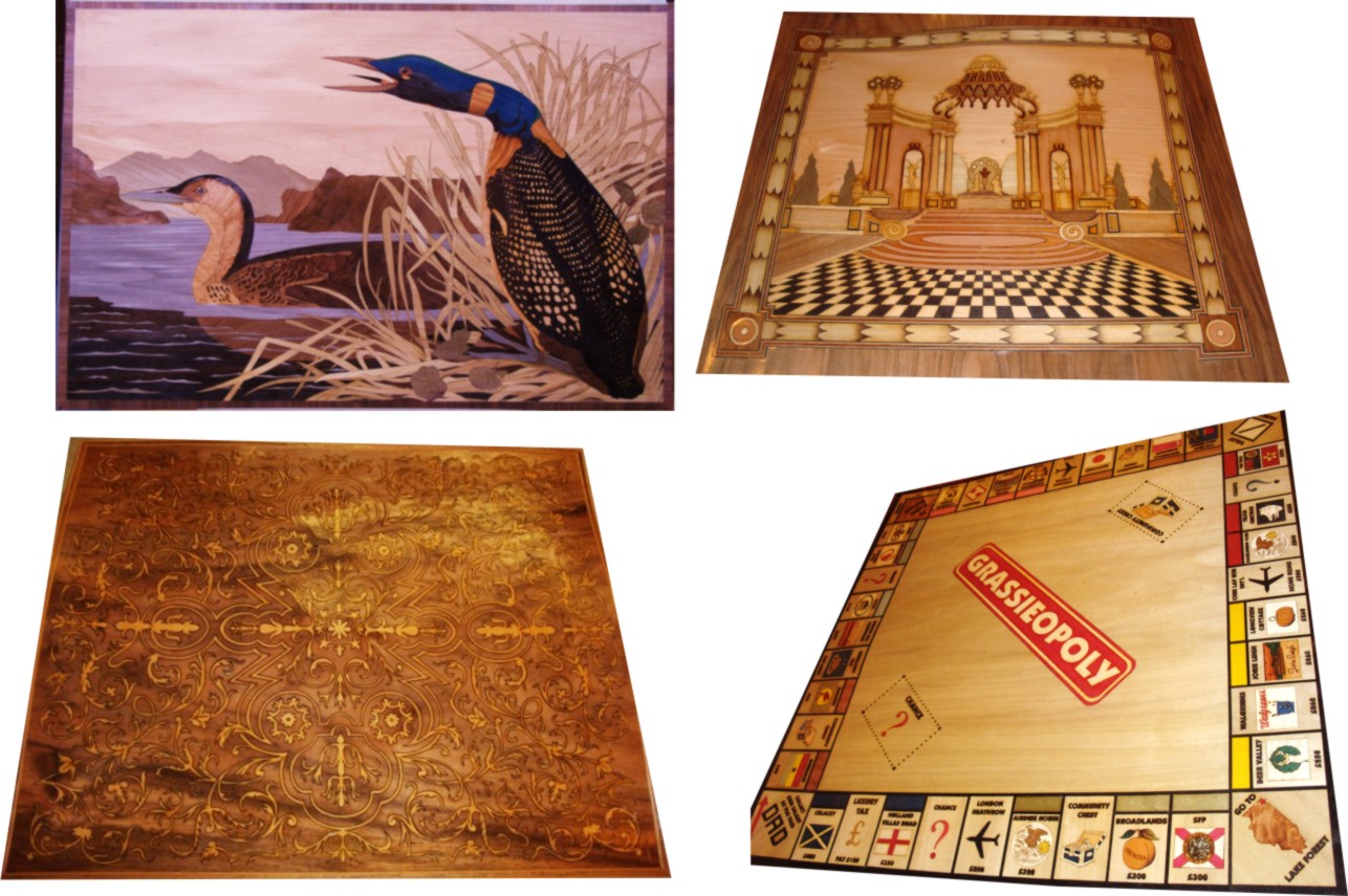 A Selection of Recent Custom Marquetry Commissions