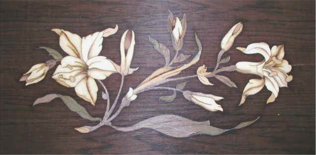Music Box Marquetry Lid